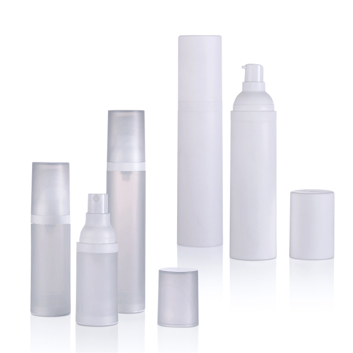 15 ml 20 ml 30 ml 50 ml 80 ml mrożony pulpit bez powietrza butelka pp spray butelka bliźniła mgła butelka L13