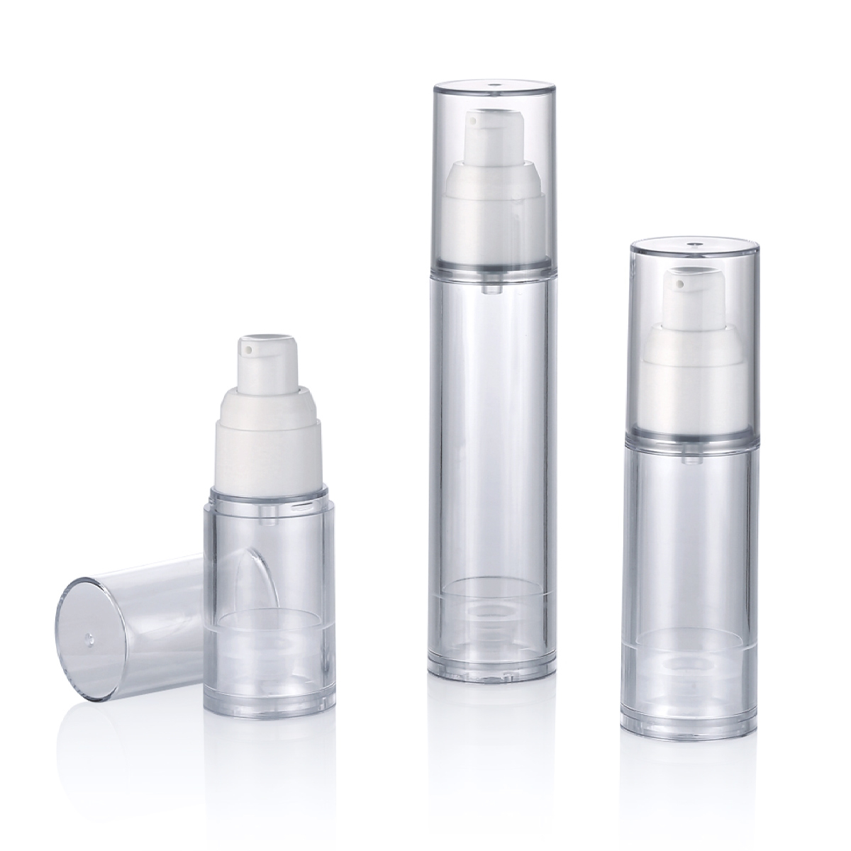 15 ml 30 ml 50 ml butelka bez powietrza pompa niestandardowa próżniowa butelka próżniowa butelka kremowa z drobnym sprayem L01-1