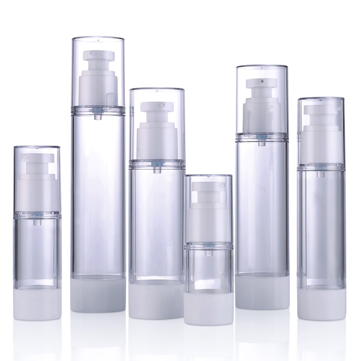 15 ml 30 ml 50 ml 80 ml 100 ml 120 ml plastikowej butelki z balsamą Ekologiczne ekologiczne pojemniki kosmetyczne dla pensjonatów bez powietrza butelka pompowa L02