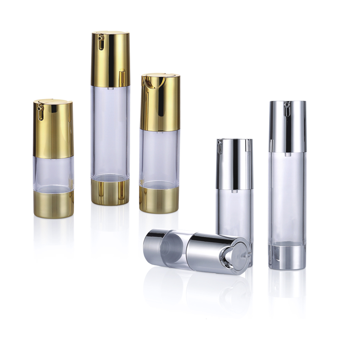 15 ml 30 ml 50 ml popularne aluminiowe dysze z dyszą U Butodę Złoto Złota przezroczystą esencję logo butelki Dostępne L05