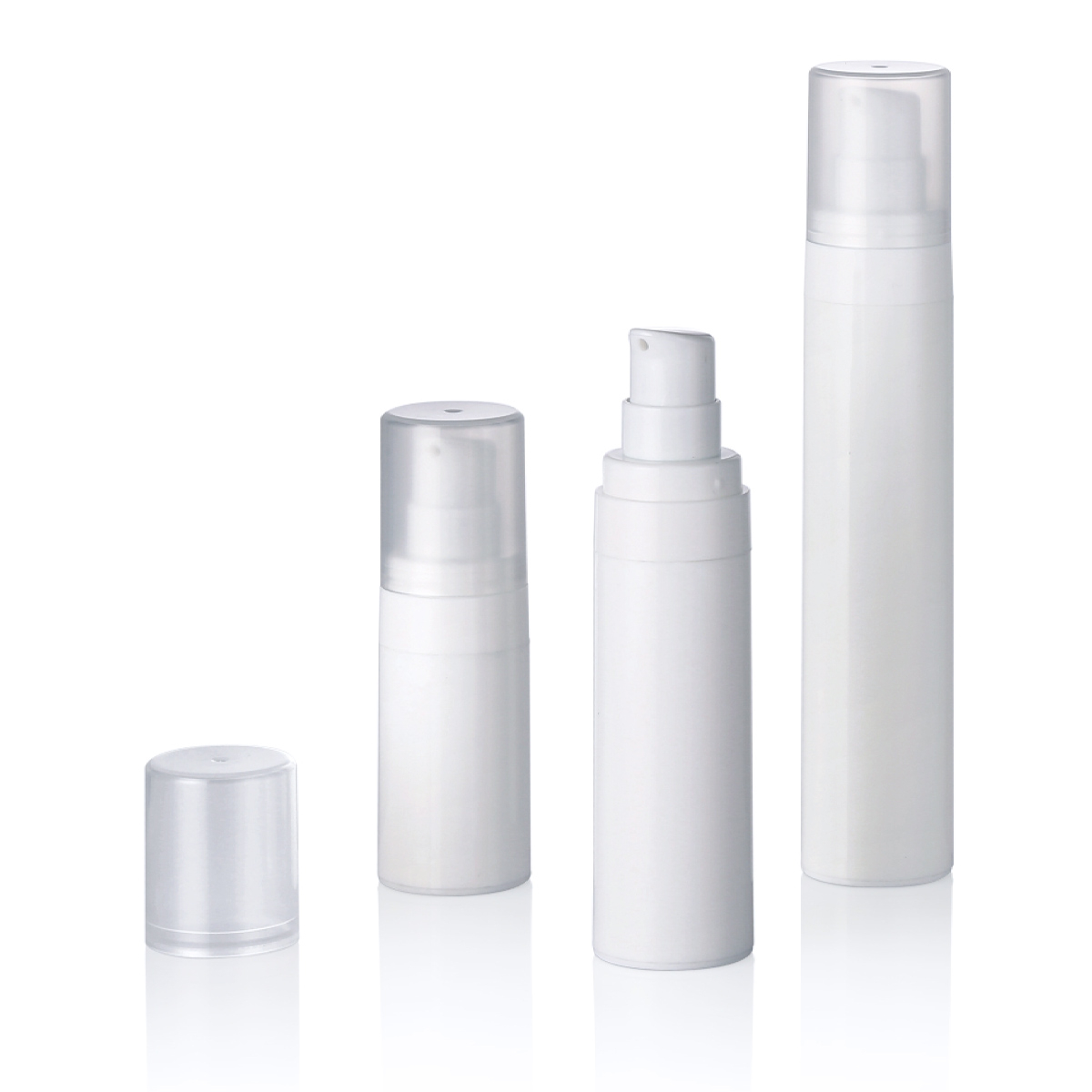 15 ml 30 ml 50 ml plastikowy PP White Snap Cream Balsam Butelka bezczelna butelka Air Butelka L16