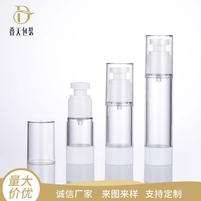 15 ml 30 ml 50 ml prasowana płynna podkład butelka butelka do butelki oczu plastikową próżniową butelkę z balsamą